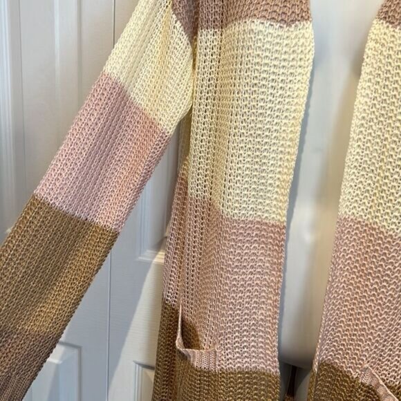 Inc International Concepts Colour Block Loose Knit Cardigan Size M - Picture 6 of 12